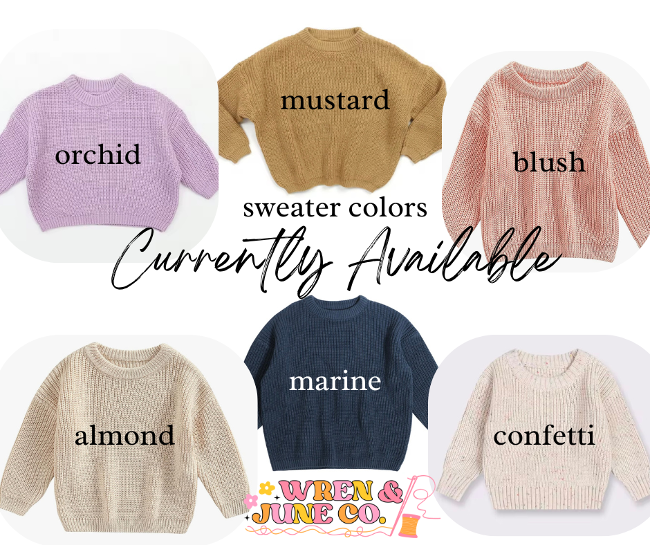 0-4 Letter Sweater