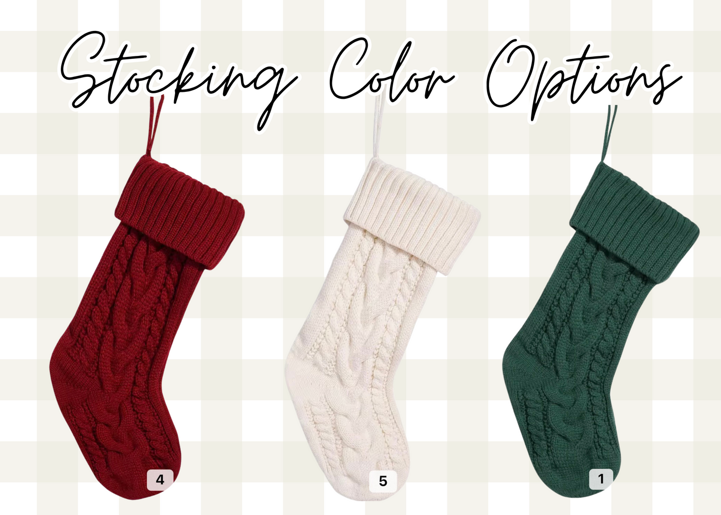 Custom Stockings 🎄