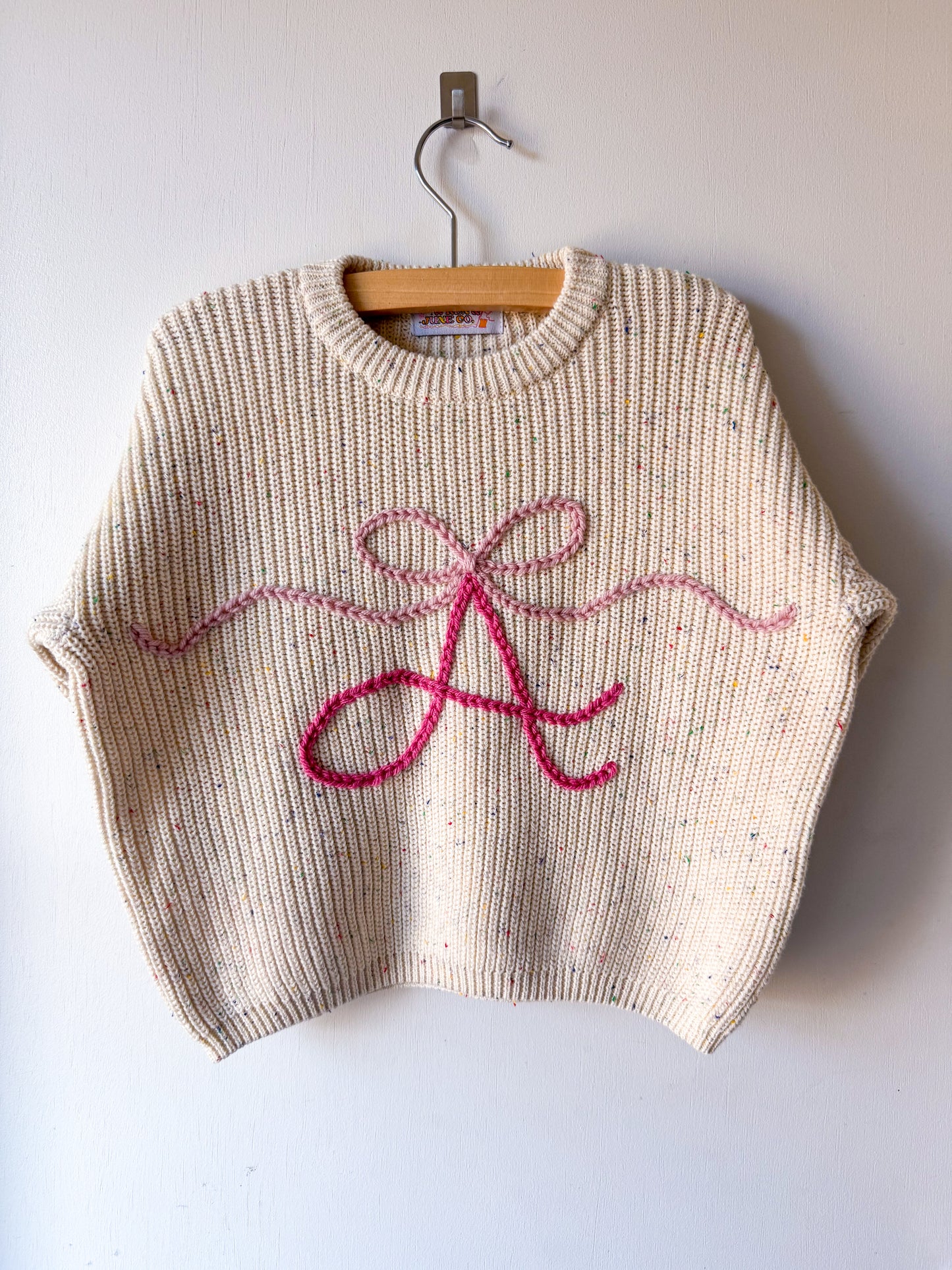Small Initial Sweater