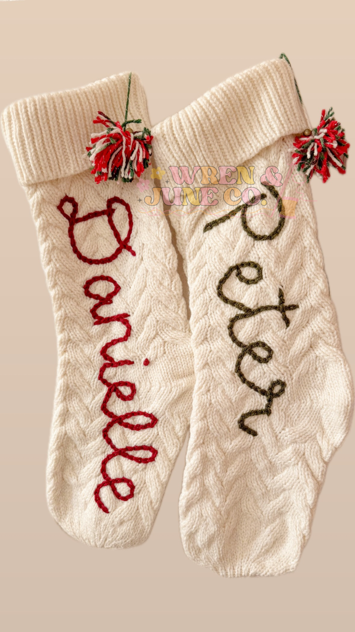 Custom Stockings 🎄