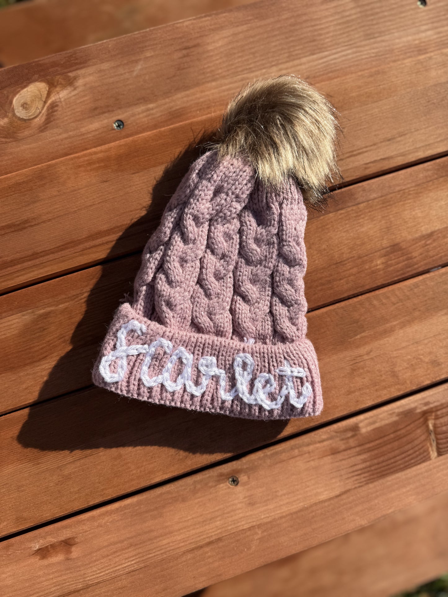 Custom Pom Beanies