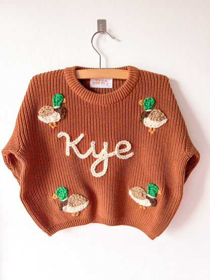 BABY BLUE Custom Sweater