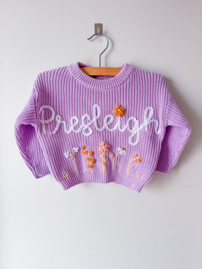 BABY BLUE Custom Sweater