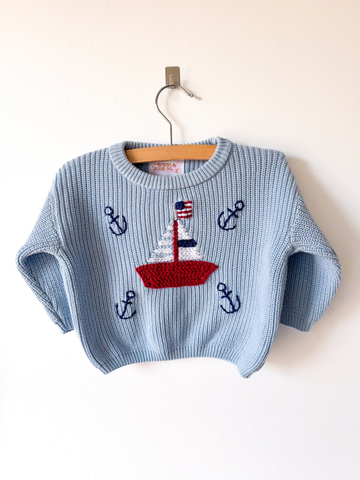 BABY BLUE Custom Sweater