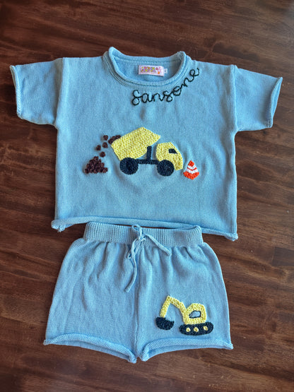 BABY BLUE Short Set