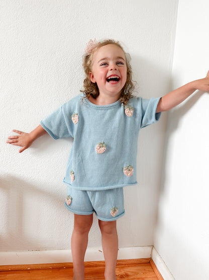 BABY BLUE Short Set